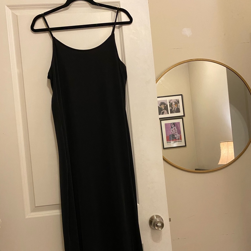Black Dress with Slit